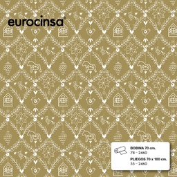 [PA2460] BOBINA PAPEL FANTASIA NAVIDAD 70cm. x 7,1-7,8Kg.