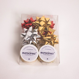 [892598] PACK POLIPROPILENO Y CINTA TEXTIL 6 COCAS METALIZADAS A-15mm. - 2 ROLLOS DE CINTA TEXTIL A-40mm. 2m.