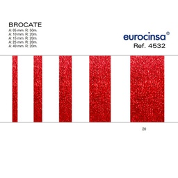 [010341] ROLLO CINTA BROCATE A-10mm. C-20 20m.