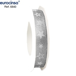 [016805] ROLLO CINTA BROCATE STARS A-15mm. C-05 20m.