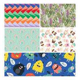 [480028] CAJA 25 ROLLITOS TODO AÑO 70cm. x 5m. 58gr. CON CARTONETTE